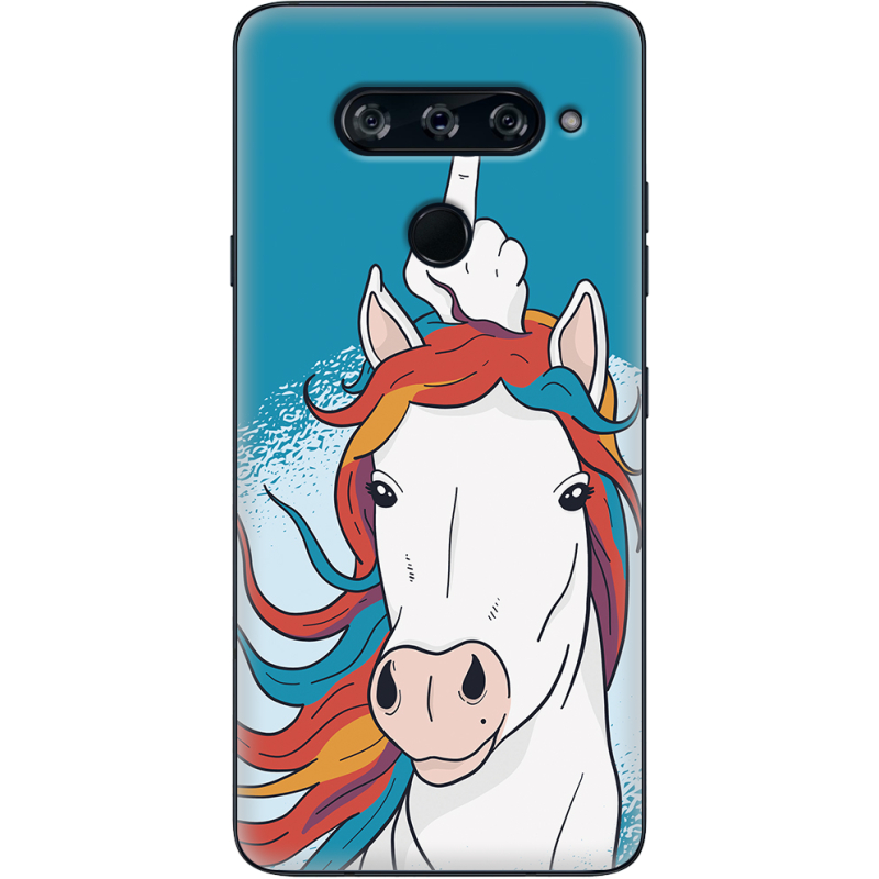 Чехол BoxFace LG V40 ThinQ Fuck Unicorn