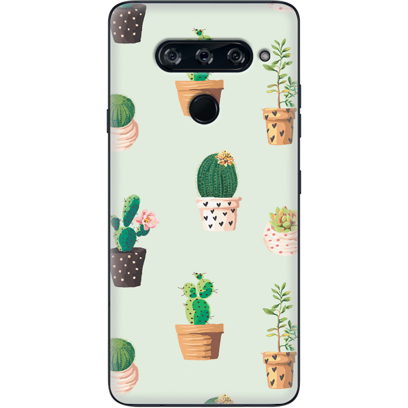 Чехол BoxFace LG V40 ThinQ L-green Cacti