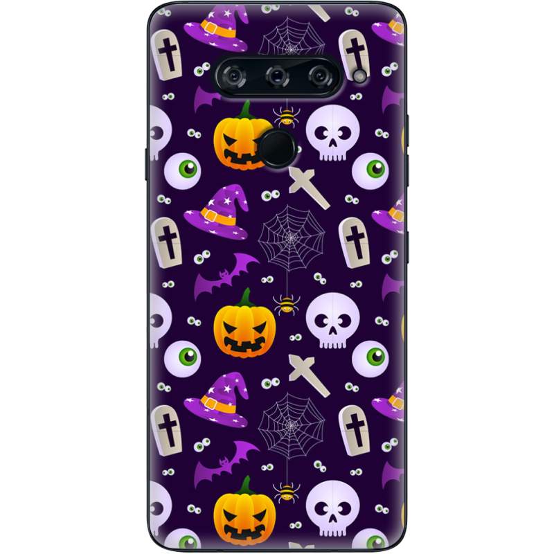Чехол BoxFace LG V40 ThinQ Halloween Purple Mood
