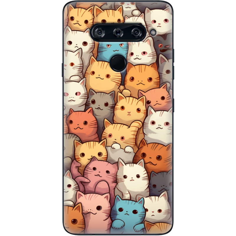 Чехол BoxFace LG V40 ThinQ Котики муркотики