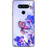 Чехол BoxFace LG V40 ThinQ Orchids and Butterflies