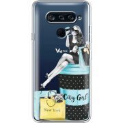 Прозрачный чехол BoxFace LG V40 ThinQ City Girl