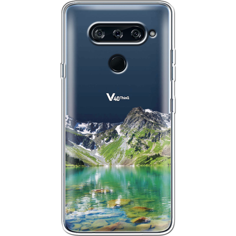 Прозрачный чехол BoxFace LG V40 ThinQ Green Mountain