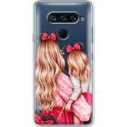 Прозрачный чехол BoxFace LG V40 ThinQ Mouse Girls