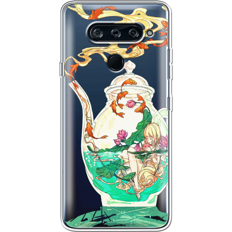 Прозрачный чехол BoxFace LG V40 ThinQ Kettle