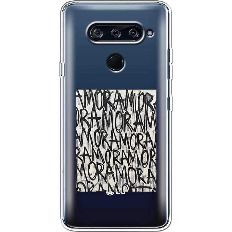 Прозрачный чехол BoxFace LG V40 ThinQ Amor Amor