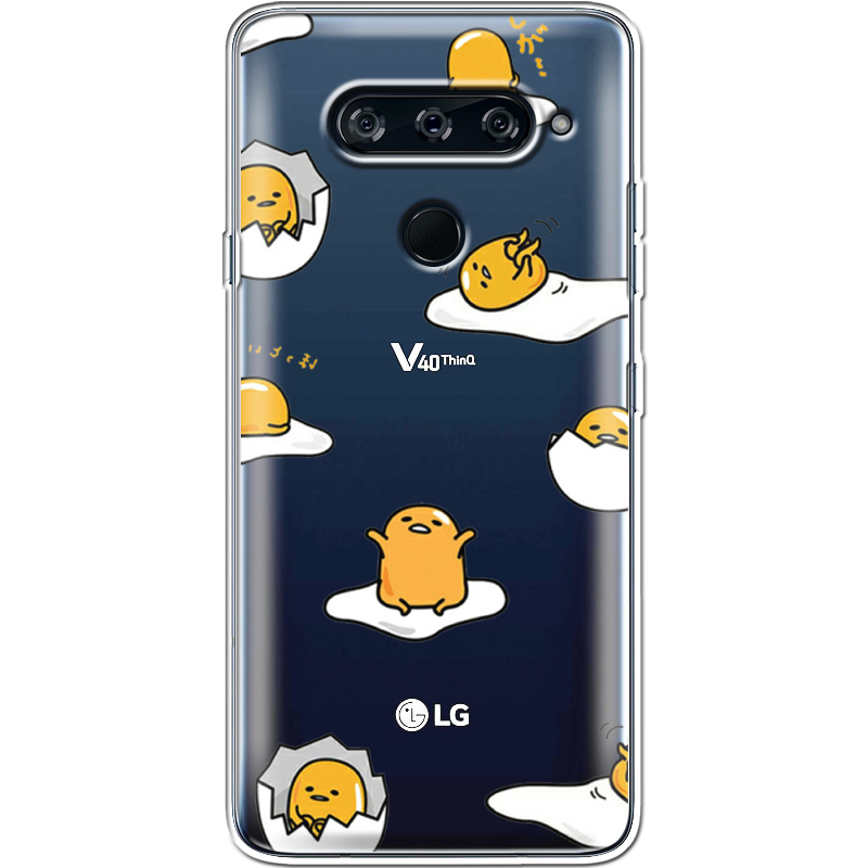 Прозрачный чехол BoxFace LG V40 ThinQ Gudetama