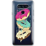 Прозрачный чехол BoxFace LG V40 ThinQ Donuts