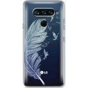 Прозрачный чехол BoxFace LG V40 ThinQ Feather