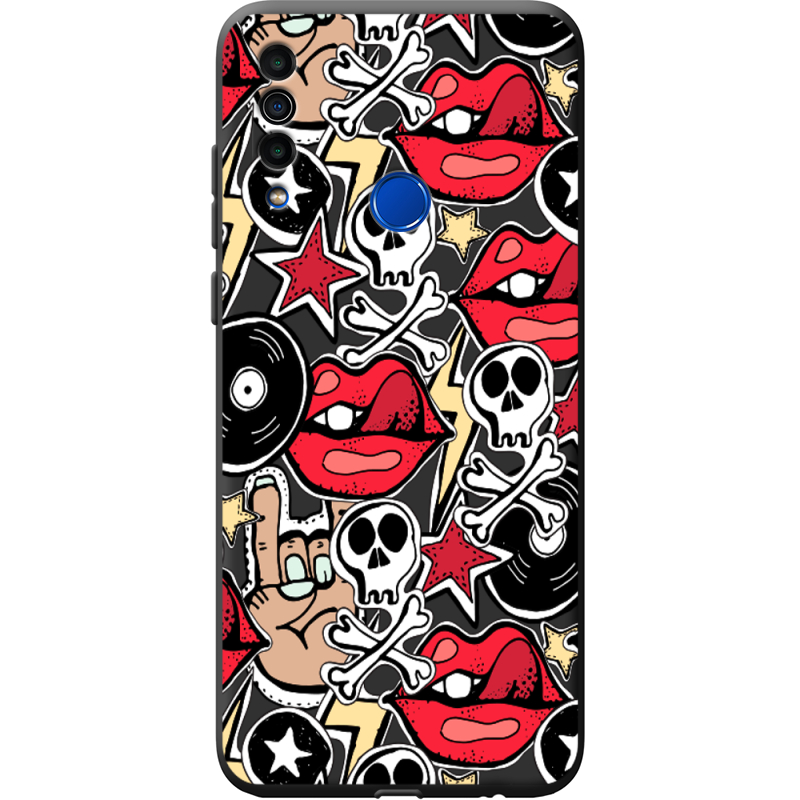 Черный чехол BoxFace Meizu M10 Rock Graffiti