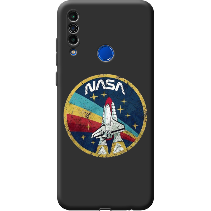 Черный чехол BoxFace Meizu M10 NASA
