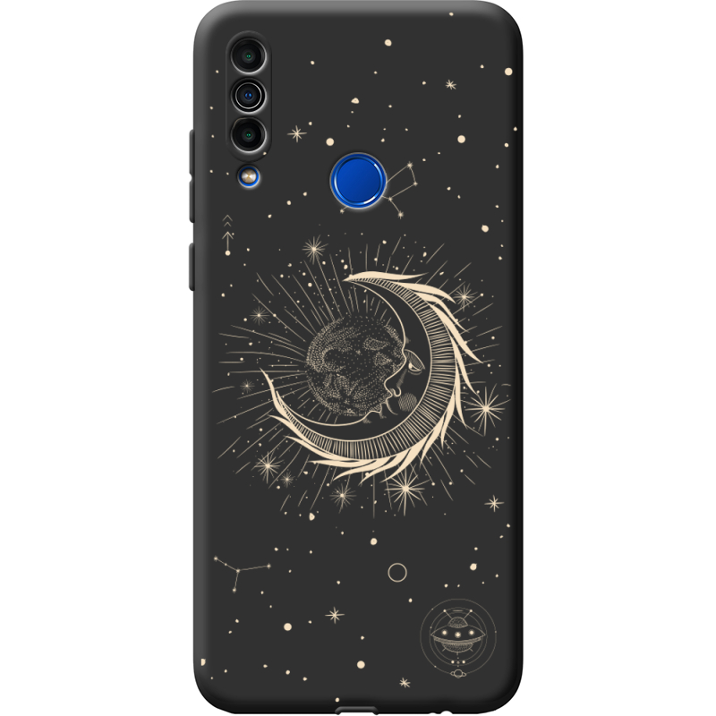 Черный чехол BoxFace Meizu M10 Moon