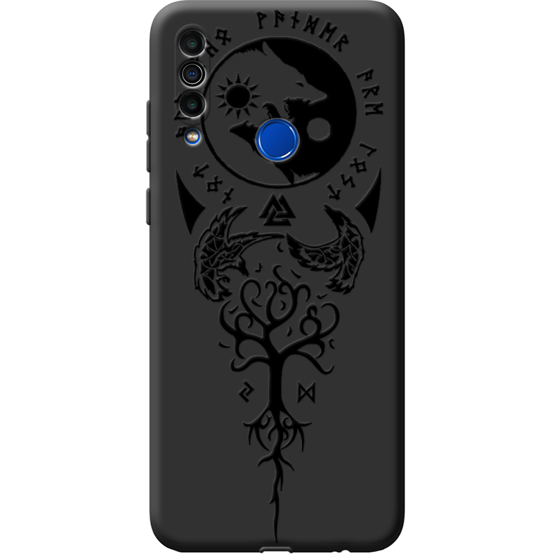 Черный чехол BoxFace Meizu M10 Hugin and Munin