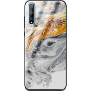Защитный чехол BoxFace Glossy Panel Huawei P Smart S Gold With Silver