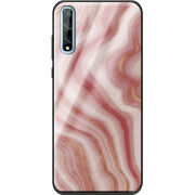 Защитный чехол BoxFace Glossy Panel Huawei P Smart S Print Marble