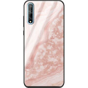 Защитный чехол BoxFace Glossy Panel Huawei P Smart S Pink Marble