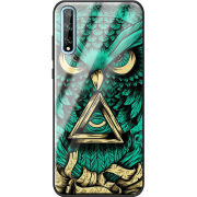 Защитный чехол BoxFace Glossy Panel Huawei P Smart S Masonic Owl