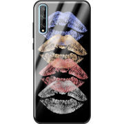 Защитный чехол BoxFace Glossy Panel Huawei P Smart S Lips