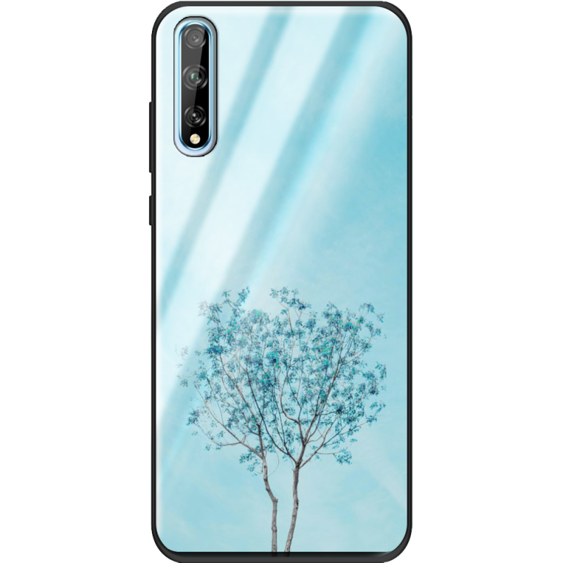 Защитный чехол BoxFace Glossy Panel Huawei P Smart S Blue Tree