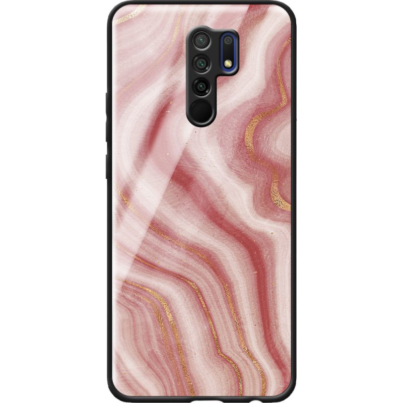 Защитный чехол BoxFace Glossy Panel Xiaomi Redmi 9 Print Marble