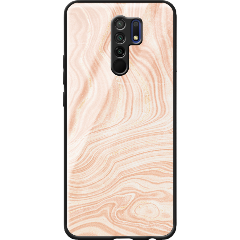 Защитный чехол BoxFace Glossy Panel Xiaomi Redmi 9 Delicate Marble