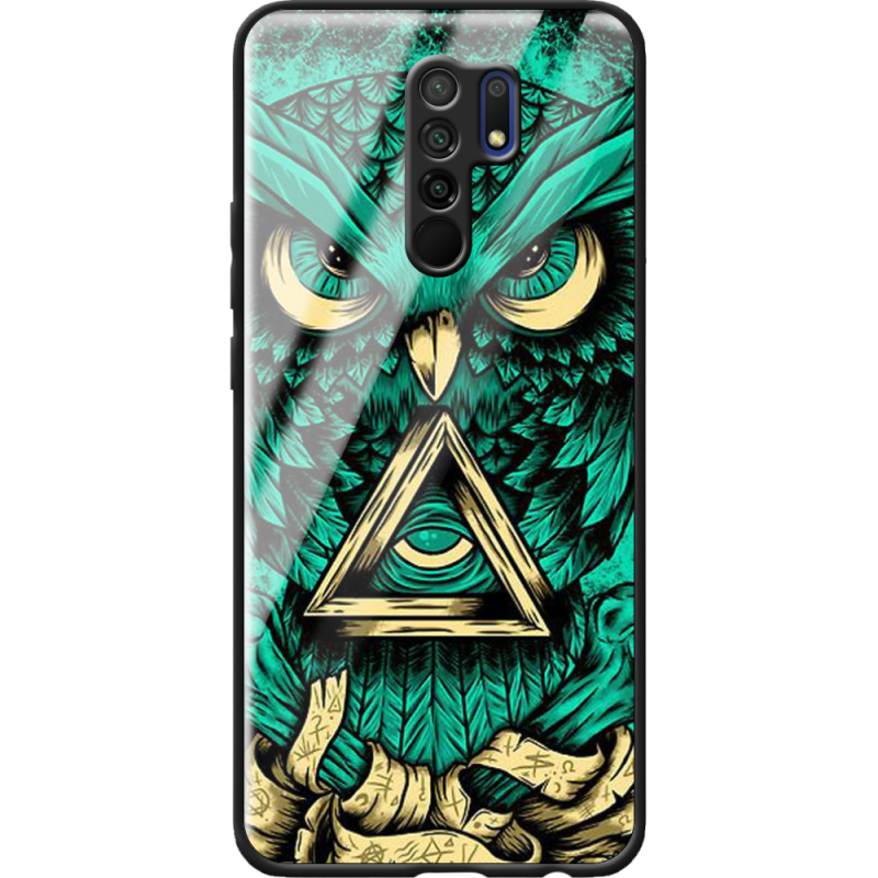 Защитный чехол BoxFace Glossy Panel Xiaomi Redmi 9 Masonic Owl