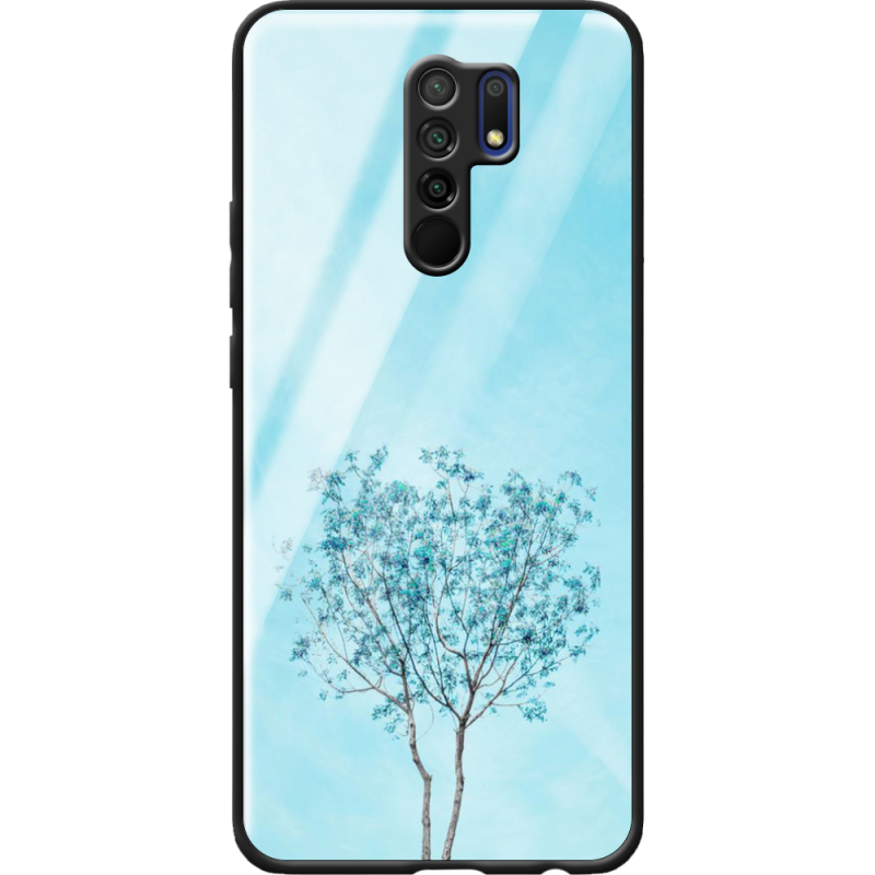 Защитный чехол BoxFace Glossy Panel Xiaomi Redmi 9 Blue Tree