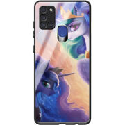Защитный чехол BoxFace Glossy Panel Samsung A217 Galaxy A21s My Little Pony Rarity  Princess Luna