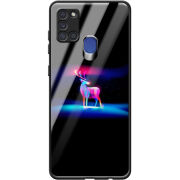 Защитный чехол BoxFace Glossy Panel Samsung A217 Galaxy A21s Fantasy Deer