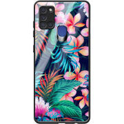 Защитный чехол BoxFace Glossy Panel Samsung A217 Galaxy A21s Exotic Flowers