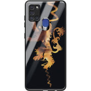 Защитный чехол BoxFace Glossy Panel Samsung A217 Galaxy A21s Gold Thrones