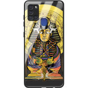 Защитный чехол BoxFace Glossy Panel Samsung A217 Galaxy A21s Gold Pharaoh