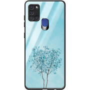Защитный чехол BoxFace Glossy Panel Samsung A217 Galaxy A21s Blue Tree