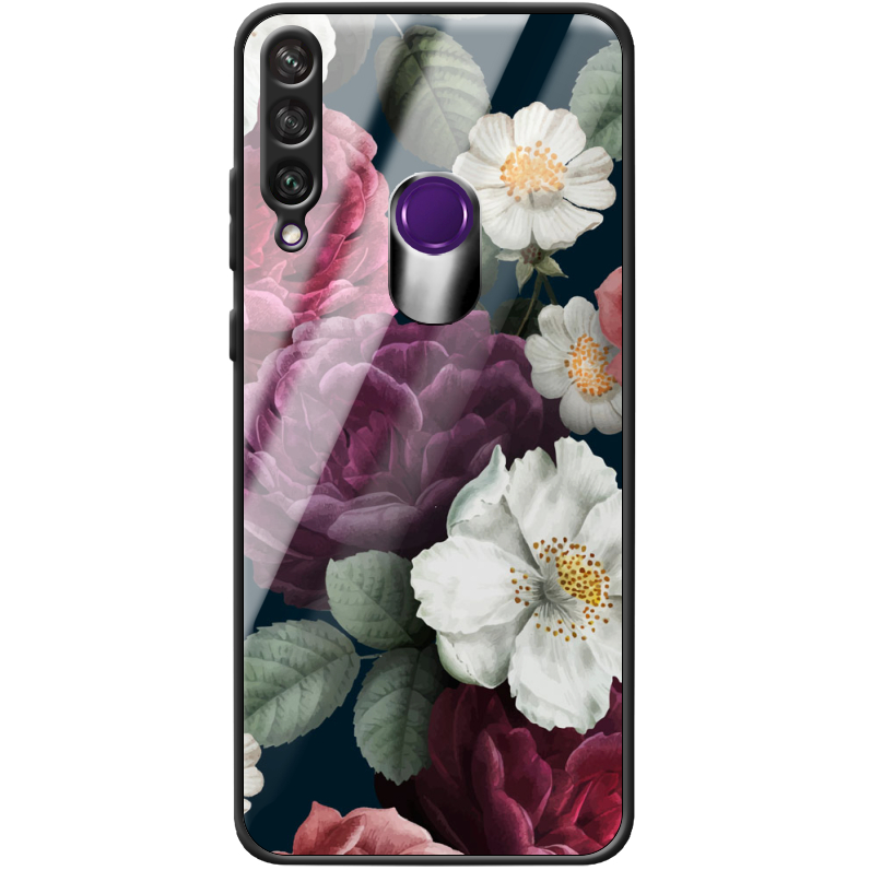 Защитный чехол BoxFace Glossy Panel Huawei Y6p Peonies