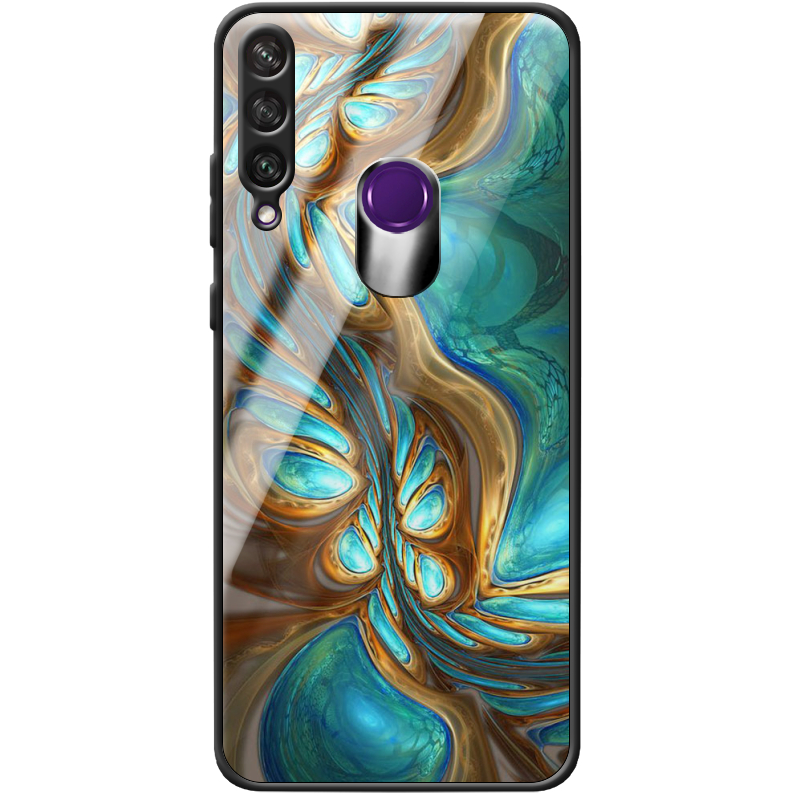 Защитный чехол BoxFace Glossy Panel Huawei Y6p Blue Abstraction