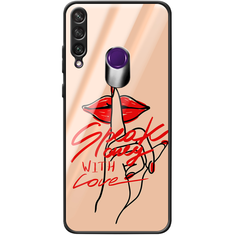 Защитный чехол BoxFace Glossy Panel Huawei Y6p Speak Only Whith Love