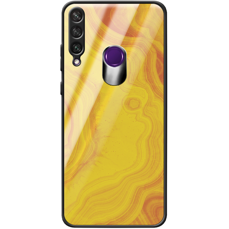 Защитный чехол BoxFace Glossy Panel Huawei Y6p Yellow Marble