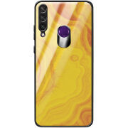 Защитный чехол BoxFace Glossy Panel Huawei Y6p Yellow Marble