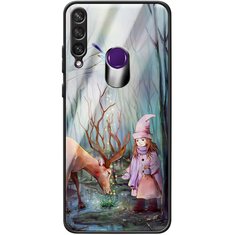 Защитный чехол BoxFace Glossy Panel Huawei Y6p Girl And Deer