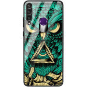 Защитный чехол BoxFace Glossy Panel Huawei Y6p Masonic Owl