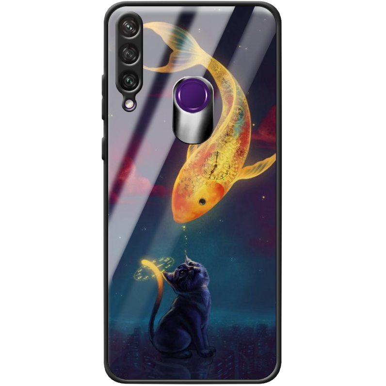 Защитный чехол BoxFace Glossy Panel Huawei Y6p Kitten And Fish