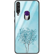 Защитный чехол BoxFace Glossy Panel Huawei Y6p Blue Tree