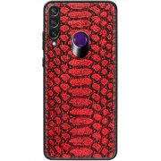 Кожаный чехол Boxface Huawei Y6p Reptile Red