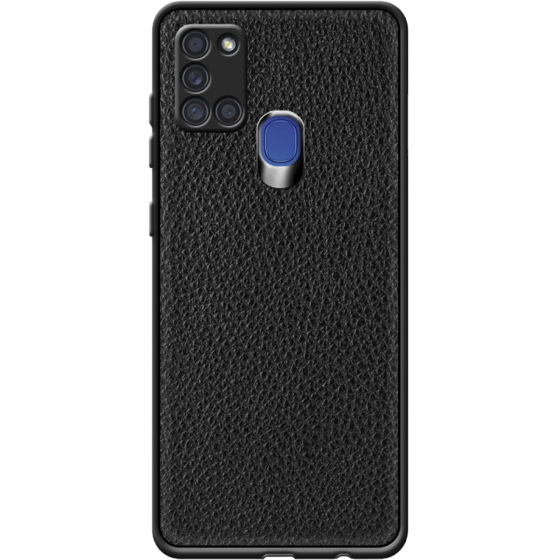 Кожаный чехол Boxface Samsung A217 Galaxy A21s Flotar Black