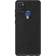 Кожаный чехол Boxface Samsung A217 Galaxy A21s Flotar Black