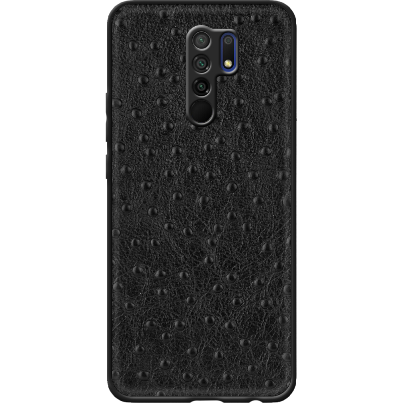 Кожаный чехол Boxface Xiaomi Redmi 9 Strauss Black