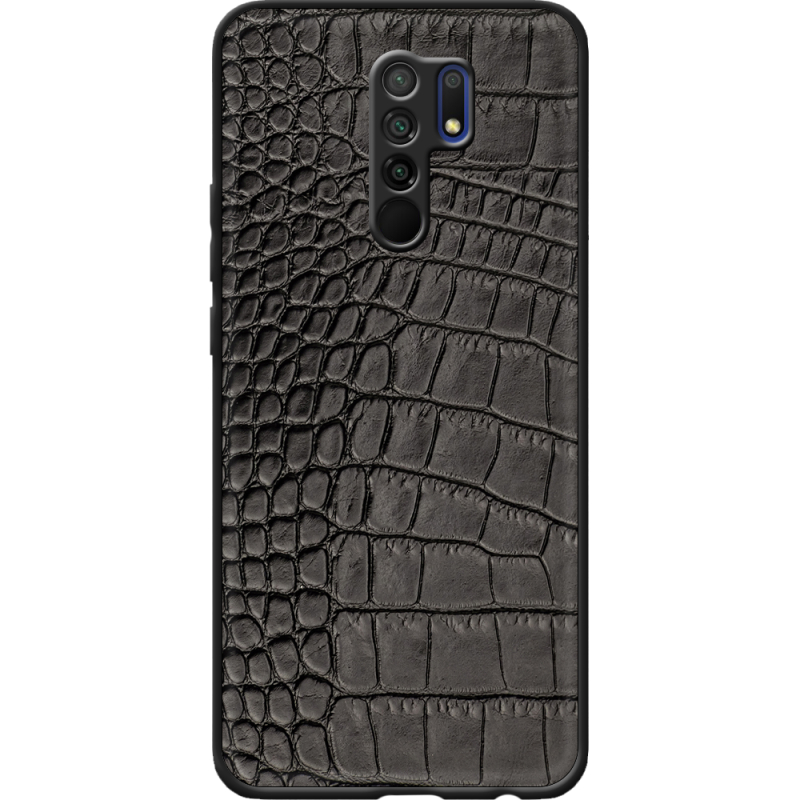 Кожаный чехол Boxface Xiaomi Redmi 9 Crocodile Black