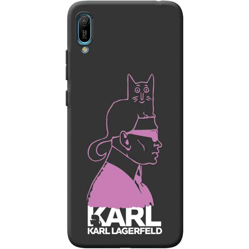 Черный чехол BoxFace Huawei Y6 2019 Pink Karl