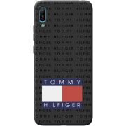 Черный чехол BoxFace Huawei Y6 2019 Tommy Print