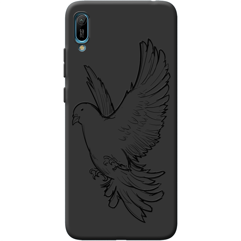 Черный чехол BoxFace Huawei Y6 2019 Dove